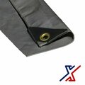 X1 Tools 30 ft x 30 ft Heavy Duty 12 Mil Tarp, Silver, Polyethylene X1T-CAN-T12-SIL-3030